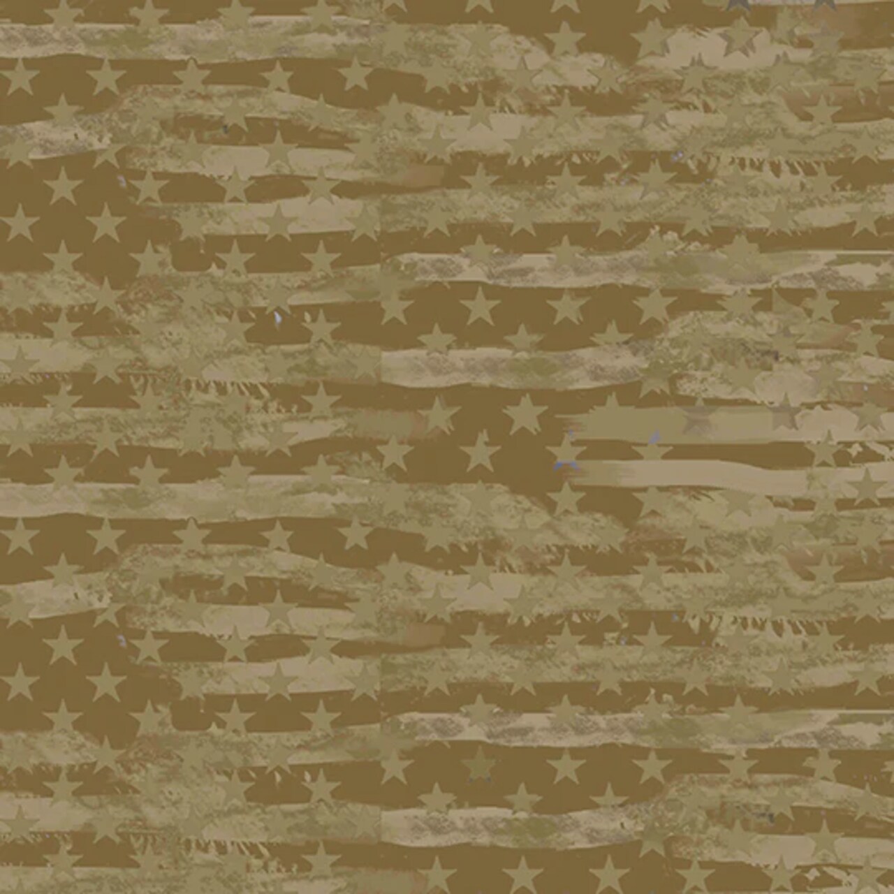 Fabric Sykel Enterprises Khaki Military Camo Flag by the Quarter Yard 1341KHAKI